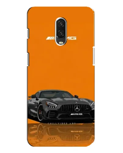 Чехол для OnePlus 6T с картинкой «Оранжевый Mercedes AMG»