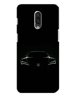 Чехол для OnePlus 6T с картинкой «Mercedes — силуэт авто»
