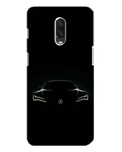 Чехол для OnePlus 6T с картинкой «Mercedes — силуэт авто» Чехол для OnePlus 6T с картинкой «Mercedes — силуэт авто»