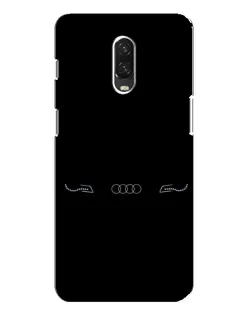 Чехол для OnePlus 6T с картинкой «Audi — световой подпись»