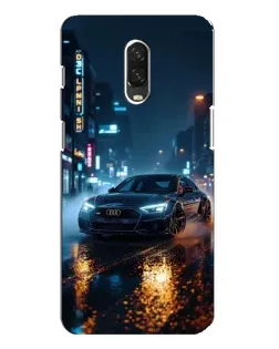 Чохол для OnePlus 6T з картинкою «Нічне місто та Audi» Чохол для OnePlus 6T з картинкою «Нічне місто та Audi»