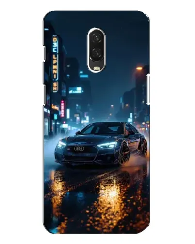 Чохол для OnePlus 6T з картинкою «Нічне місто та Audi» Чохол для OnePlus 6T з картинкою «Нічне місто та Audi»