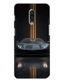 Чехол для OnePlus 6T с картинкой «Lamborghini золотые линии»