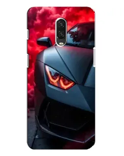 Чехол для OnePlus 6T с картинкой «Lamborghini красное сияние»