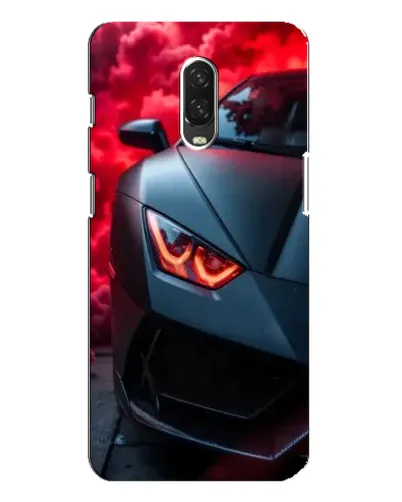 Чехол для OnePlus 6T с картинкой «Lamborghini красное сияние» Чехол для OnePlus 6T с картинкой «Lamborghini красное сияние»