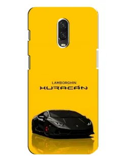 Чехол для OnePlus 6T с картинкой «Lamborghini Huracan черный»