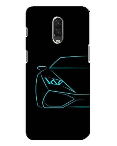 Чехол для OnePlus 6T с картинкой «Голубой силуэт Lamborghini» Чехол для OnePlus 6T с картинкой «Голубой силуэт Lamborghini»
