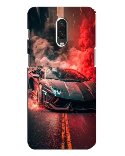 Чехол для OnePlus 6T с картинкой «Lamborghini красный дым» Чехол для OnePlus 6T с картинкой «Lamborghini красный дым»