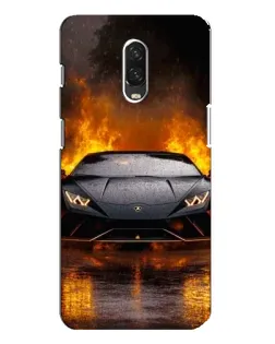 Чехол для OnePlus 6T с картинкой «Lamborghini в огне»