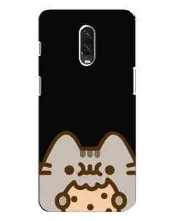 Чохол для OnePlus 6T з картинкою «Пушин на чорному»