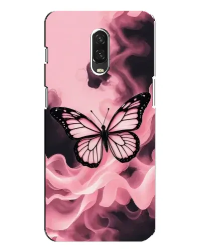 Чохол для OnePlus 6T з картинкою «Метелик у диму»