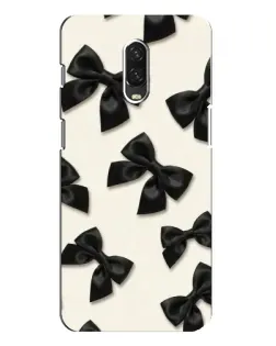 Чохол для OnePlus 6T з картинкою «Чорні бантики»