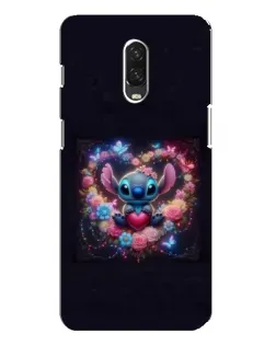 Чохол для OnePlus 6T з картинкою «Stitch у квітах» Чохол для OnePlus 6T з картинкою «Stitch у квітах»
