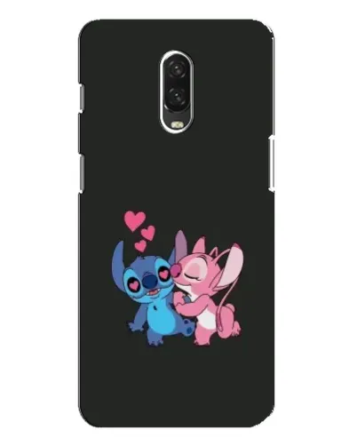 Чохол для OnePlus 6T з картинкою «Анжел цілує Стіча»