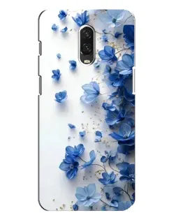 Чохол для OnePlus 6T з картинкою «Блакитний квітковий каскад» Чохол для OnePlus 6T з картинкою «Блакитний квітковий каскад»