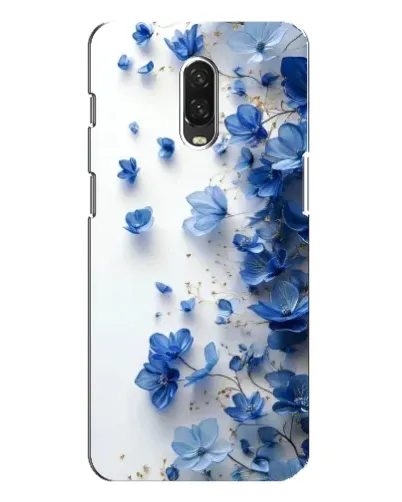 Чохол для OnePlus 6T з картинкою «Блакитний квітковий каскад»