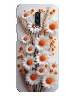 Чохол для OnePlus 6T з картинкою «Білі сухоцвіти» Чохол для OnePlus 6T з картинкою «Білі сухоцвіти»