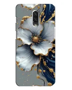 Чохол для OnePlus 6T з картинкою «Біла квітка та золотий флюїд» Чохол для OnePlus 6T з картинкою «Біла квітка та золотий флюїд»