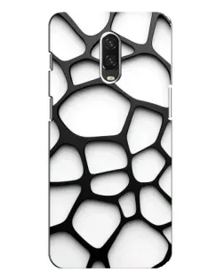 Чохол для OnePlus 6T з картинкою «Біла об'ємна сітка» Чохол для OnePlus 6T з картинкою «Біла об'ємна сітка»