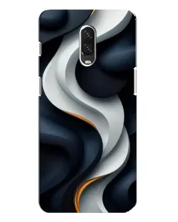 Чохол для OnePlus 6T з картинкою «Об'ємні чорно-білі стрічки» Чохол для OnePlus 6T з картинкою «Об'ємні чорно-білі стрічки»