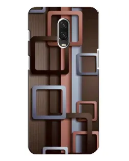 Чохол для OnePlus 6T з картинкою «Коричневі об'ємні квадрати» Чохол для OnePlus 6T з картинкою «Коричневі об'ємні квадрати»