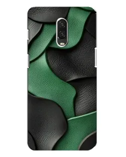 Чохол для OnePlus 6T з картинкою «Зелені шкіряні хвилі»