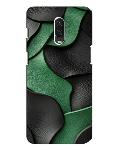 Чохол для OnePlus 6T з картинкою «Зелені шкіряні хвилі»