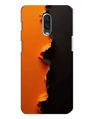 Чохол для OnePlus 6T з картинкою «Помаранчевий розлом»