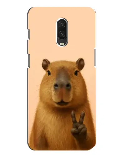 Чохол для OnePlus 6T з картинкою «Капібара вікторія»