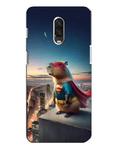 Чохол для OnePlus 6T з картинкою «Капі-мен супергерой»