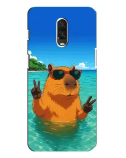 Чохол для OnePlus 6T з картинкою «Морська капібара» Чохол для OnePlus 6T з картинкою «Морська капібара»