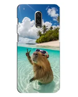 Чохол для OnePlus 6T з картинкою «Капібара на морі» Чохол для OnePlus 6T з картинкою «Капібара на морі»