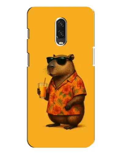 Чохол для OnePlus 6T з картинкою «Капібара на відпочинку»