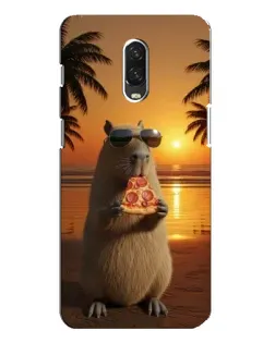 Чохол для OnePlus 6T з картинкою «Капібара з піцою» Чохол для OnePlus 6T з картинкою «Капібара з піцою»