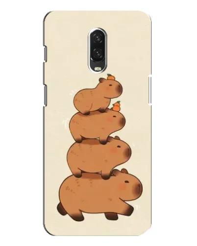 Чохол для OnePlus 6T з картинкою «Вежа з капібар»