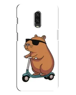Чохол для OnePlus 6T з картинкою «Капібара на самокаті» Чохол для OnePlus 6T з картинкою «Капібара на самокаті»