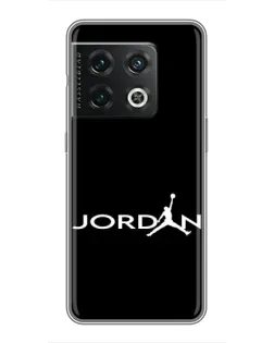 Чехол для OnePlus 10 Pro с картинкой «Jordan White Logo» Чехол для OnePlus 10 Pro с картинкой «Jordan White Logo»