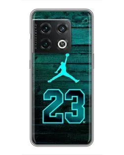 Чехол для OnePlus 10 Pro с картинкой «Jordan Cyan 23» Чехол для OnePlus 10 Pro с картинкой «Jordan Cyan 23»