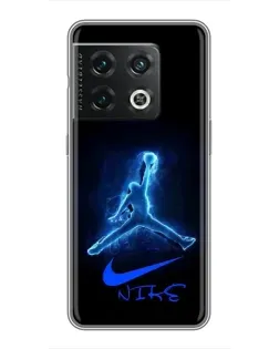 Чехол для OnePlus 10 Pro с картинкой «Jordan Neon Blue» Чехол для OnePlus 10 Pro с картинкой «Jordan Neon Blue»