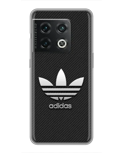 Чохол для OnePlus 10 Pro з картинкою «Adidas Карбонова текстура»