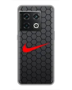 Чохол для OnePlus 10 Pro з картинкою «Nike — карбонова сітка» Чохол для OnePlus 10 Pro з картинкою «Nike — карбонова сітка»