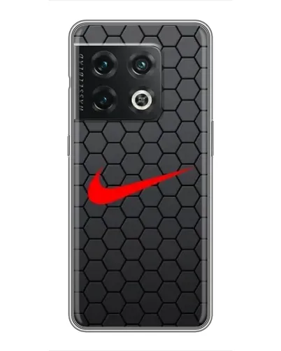 Чехол для OnePlus 10 Pro с картинкой «Nike — карбоновая сетка»