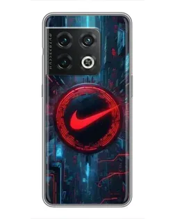 Чохол для OnePlus 10 Pro з картинкою «Техногенний стиль Nike» Чохол для OnePlus 10 Pro з картинкою «Техногенний стиль Nike»