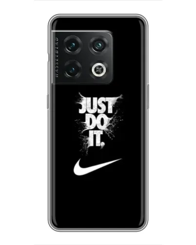 Чехол для OnePlus 10 Pro с картинкой «Текстовый принт Nike»