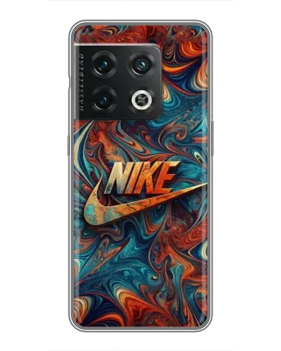 Чехол для OnePlus 10 Pro с картинкой «Nike в абстракции»