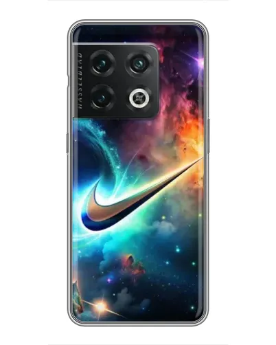 Чехол для OnePlus 10 Pro с картинкой «Космический Nike Swoosh»
