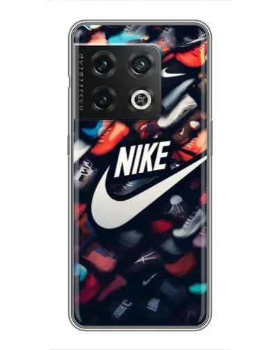 Чехол для OnePlus 10 Pro с картинкой «Коллекция кроссовок Nike»