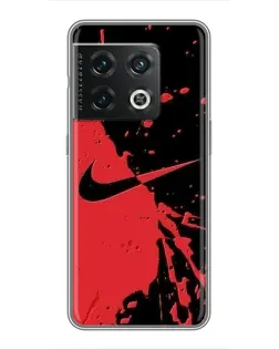 Чохол для OnePlus 10 Pro з картинкою «Червоні бризки Nike» Чохол для OnePlus 10 Pro з картинкою «Червоні бризки Nike»