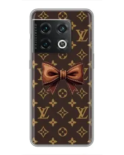 Чехол для OnePlus 10 Pro с картинкой «LV с бантом» Чехол для OnePlus 10 Pro с картинкой «LV с бантом»