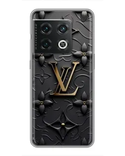 Чехол для OnePlus 10 Pro с картинкой «Кожаная текстура LV» Чехол для OnePlus 10 Pro с картинкой «Кожаная текстура LV»